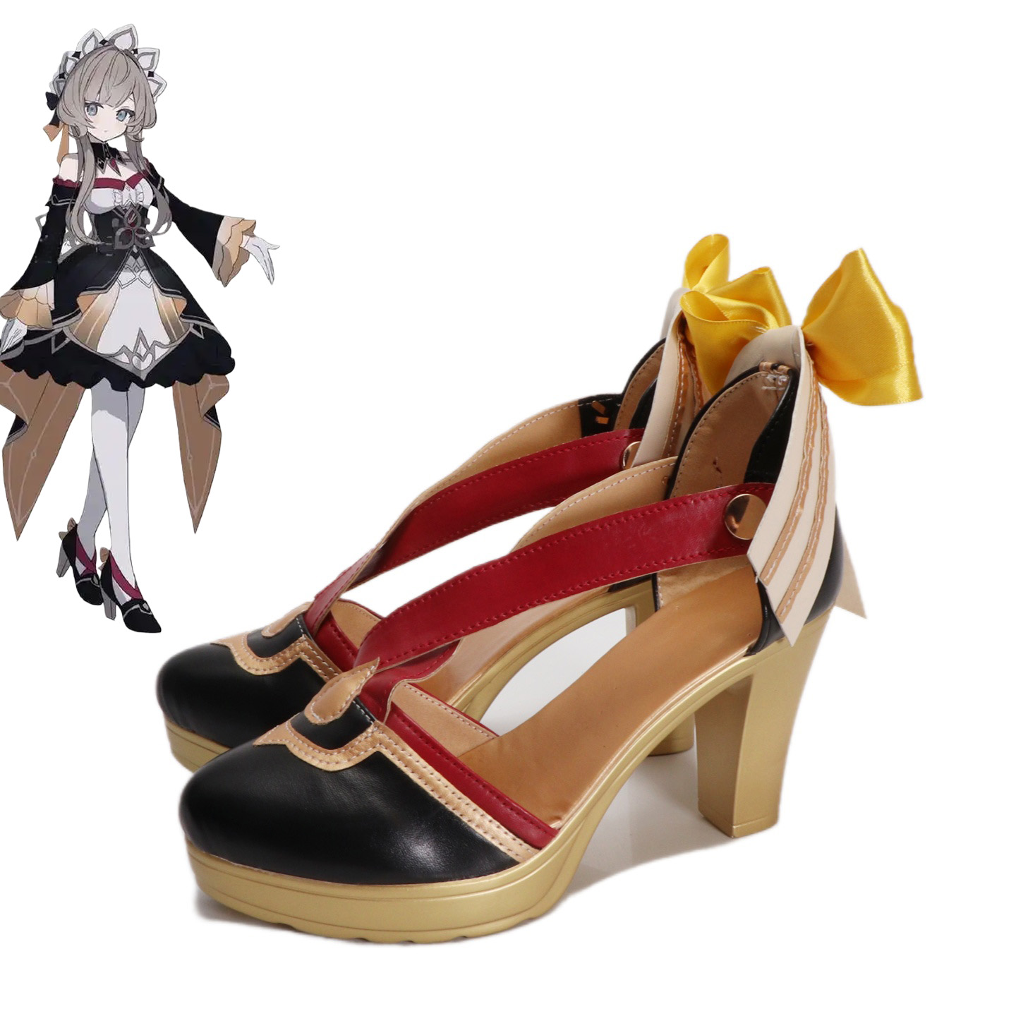 Anime Cosplay Girl Costume - Genshin Impact Sandrone Marionette Cosplay Shoes