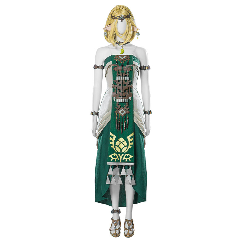 Zelda Green Princess  Dress To - огляд і ціна Anime Cosplay Dress For Women