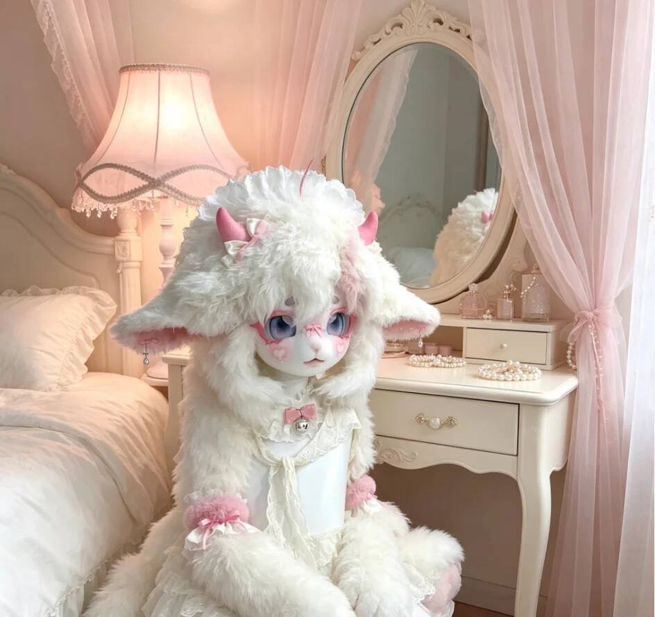 Handmade Kig Fursuit Head Cute - огляд і ціна Anime Cosplay With Mask