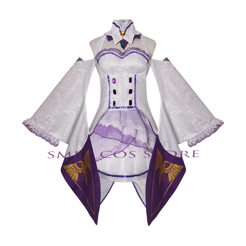 Emilia Cosplay Anime Re Zero K - огляд і ціна Anime Cosplay Dress For Women