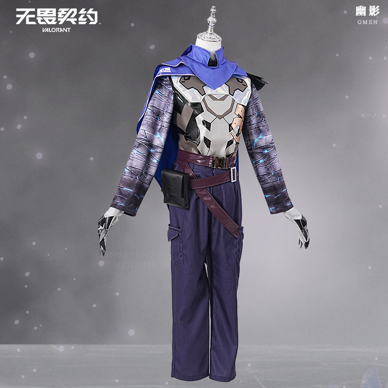 Game VALORANT Omen Cosplay Cos - огляд і ціна Anime Cosplay With Mask