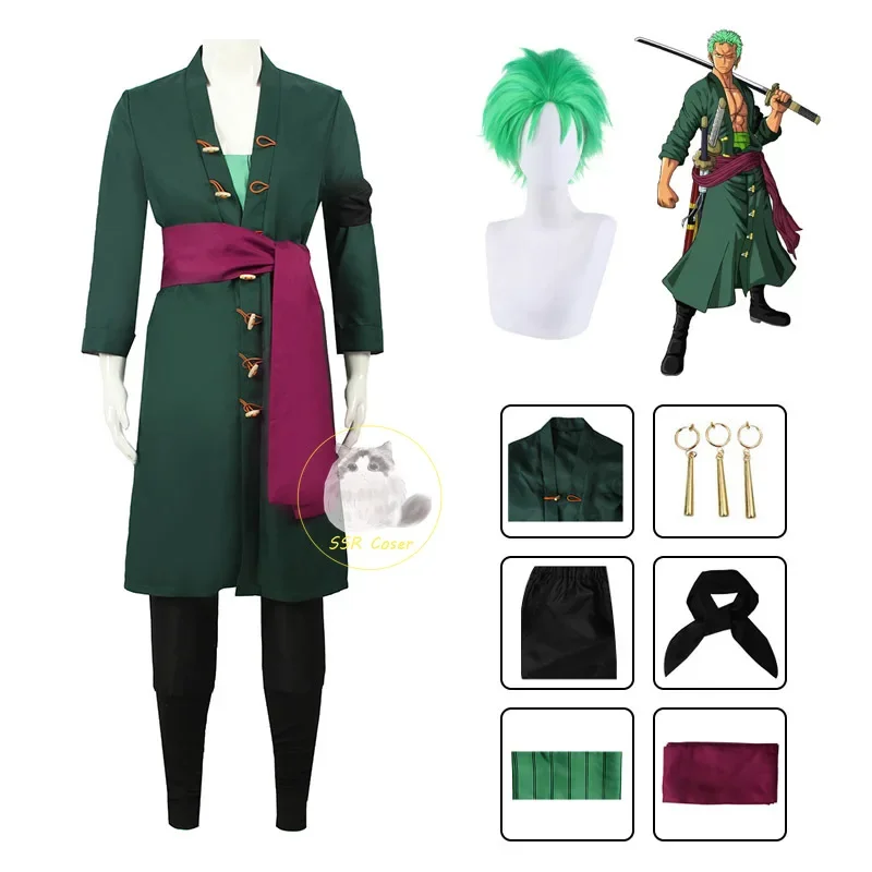 Anime Roronoa Zoro Cosplay Kos - огляд і ціна Anime Cosplay Anya