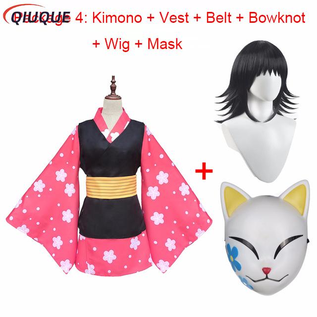 Makomo Cosplay Costume Kimono  - огляд і ціна Anime Cosplay With Mask