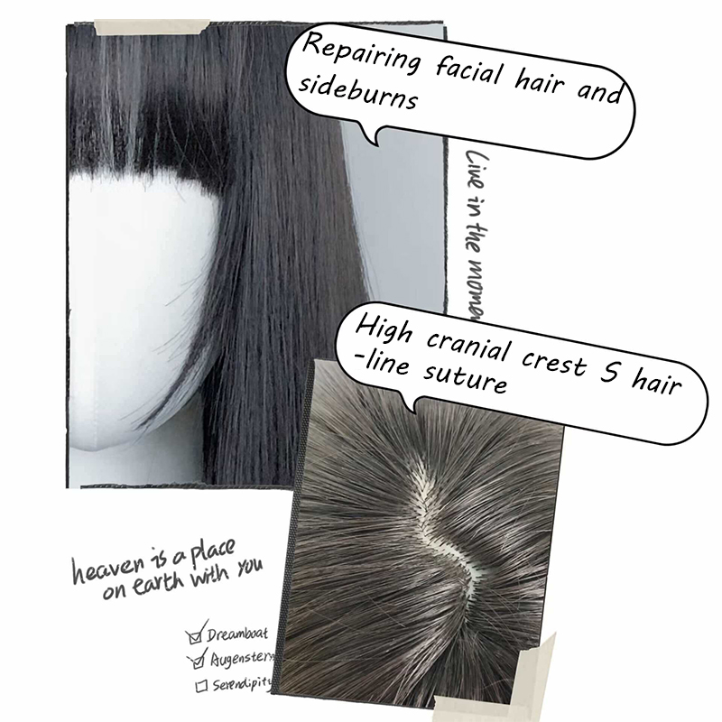 Synthetic Korean Black Long St - огляд і ціна Anime Cosplay Korean Girl