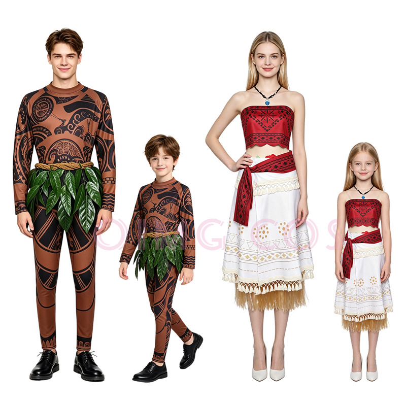 Moanaa Maui‌i Cosplay Costume  - огляд і ціна Anime Cosplay Girl Costume