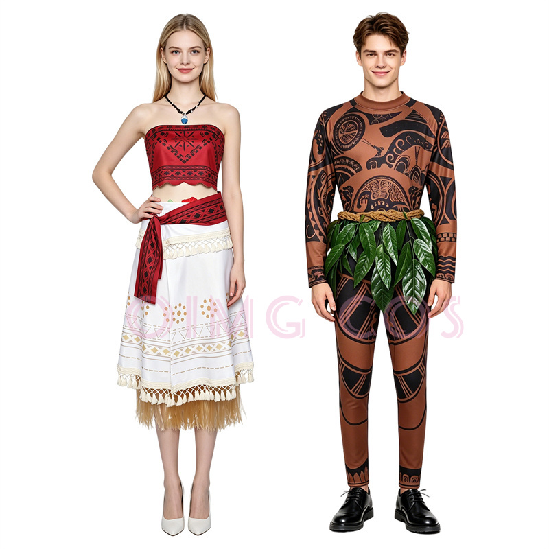 Moanaa Maui‌i Cosplay Costume  - огляд і ціна Anime Cosplay Girl Costume