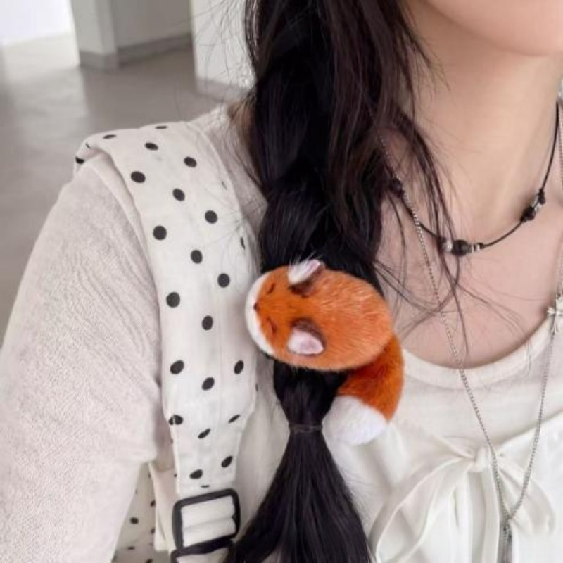 1/4pcs 3D Plush Hair Clip Cute - огляд і ціна Anime Cosplay Korean Girl