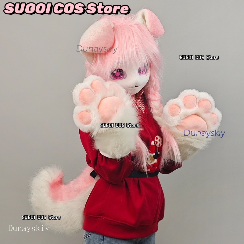 aBcSCS*Fursuit Head Kigurumi C - огляд і ціна Anime Cosplay With Mask