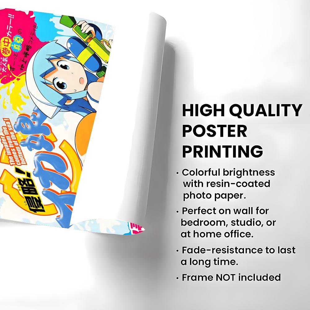 Anime Squid Girl Poster High-d - огляд і ціна Anime Cosplay Wallpaper