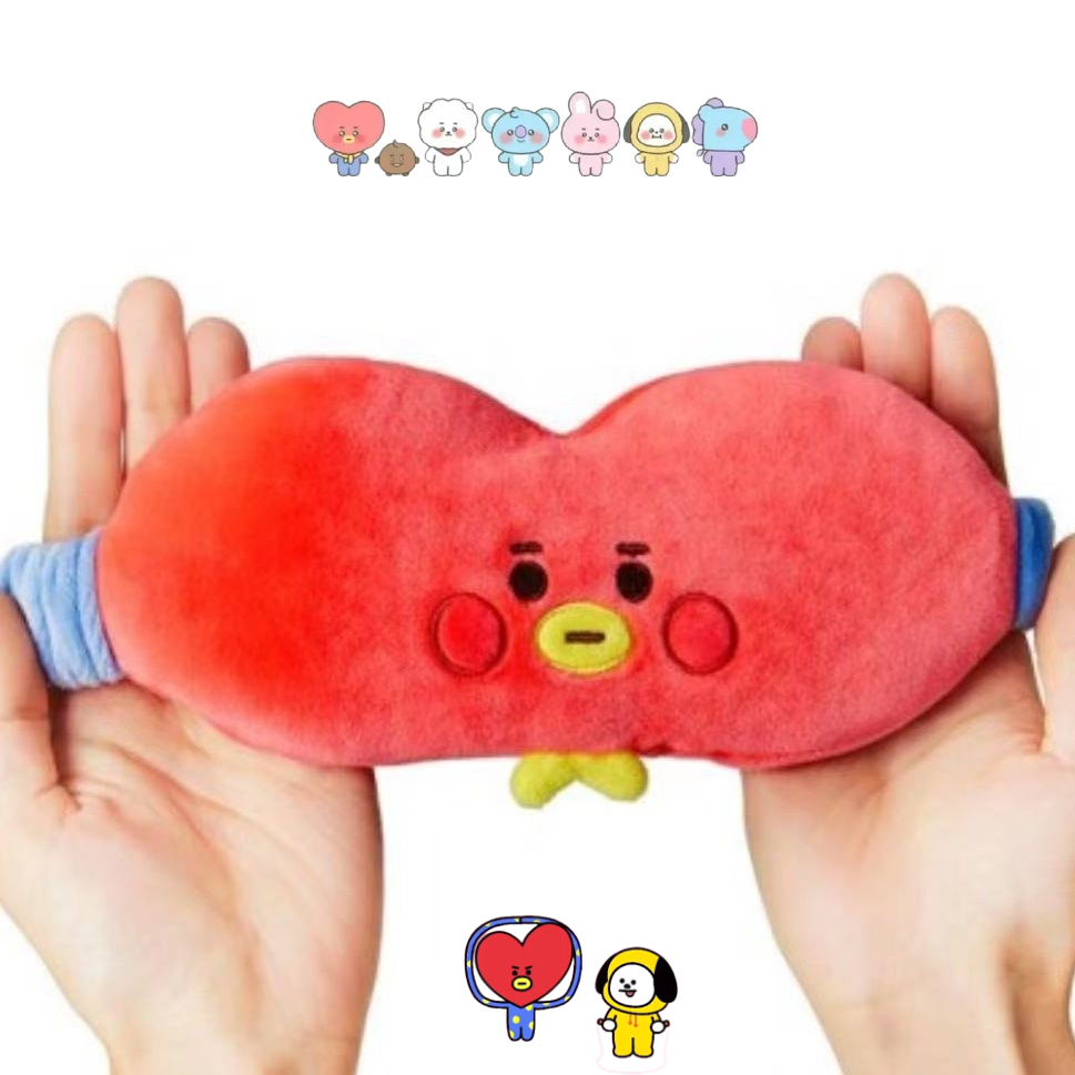 BT21 cartoon cute plush doll e - огляд і ціна Anime Cosplay With Mask