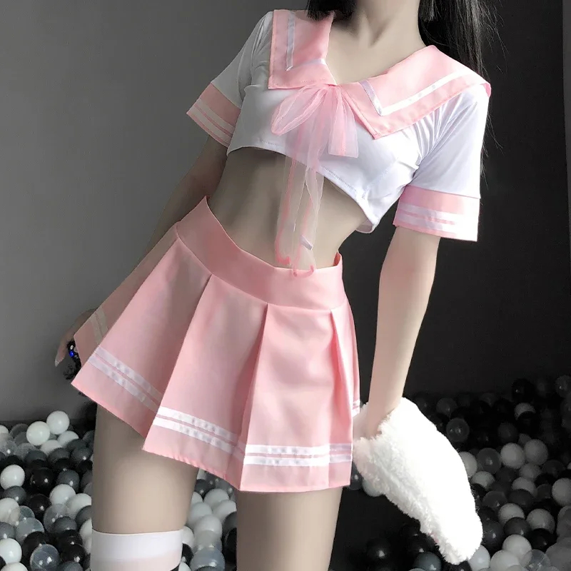2026 Korean Short Shirt Pleate - огляд і ціна Anime Cosplay Korean Girl