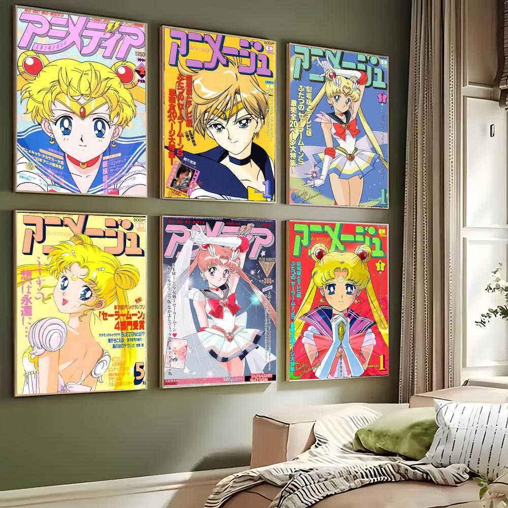 Anime S-Sailor Moon Poster Wal - огляд і ціна Anime Cosplay Wallpaper