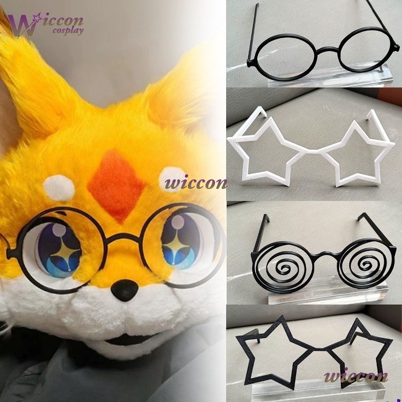 OHaYo 25cm Glasses Fursuit Acc - огляд і ціна Anime Cosplay With Mask